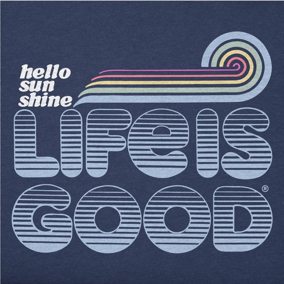 Hello Sunshine Life is Good Crusher Tee Women’s - Picture 4 of 4